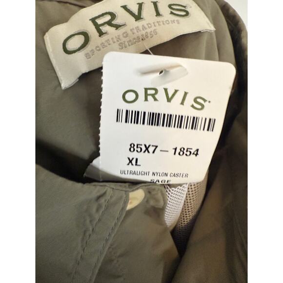 New With Tags Orvis Ultralight Nylon Caster Long Sleeve Button Shirt XL - Picture 4 of 4